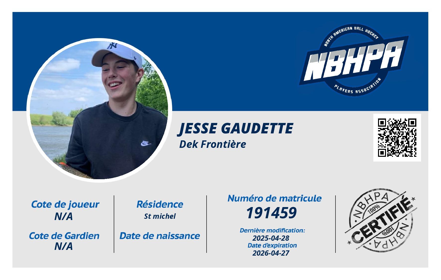 Jesse Gaudette