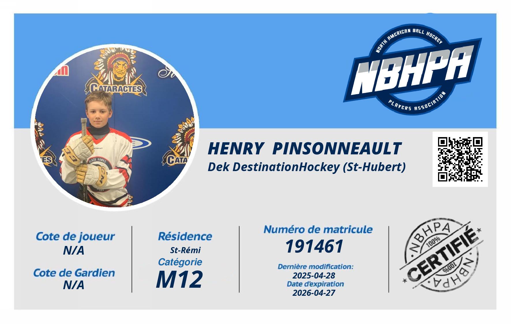 Henry  Pinsonneault