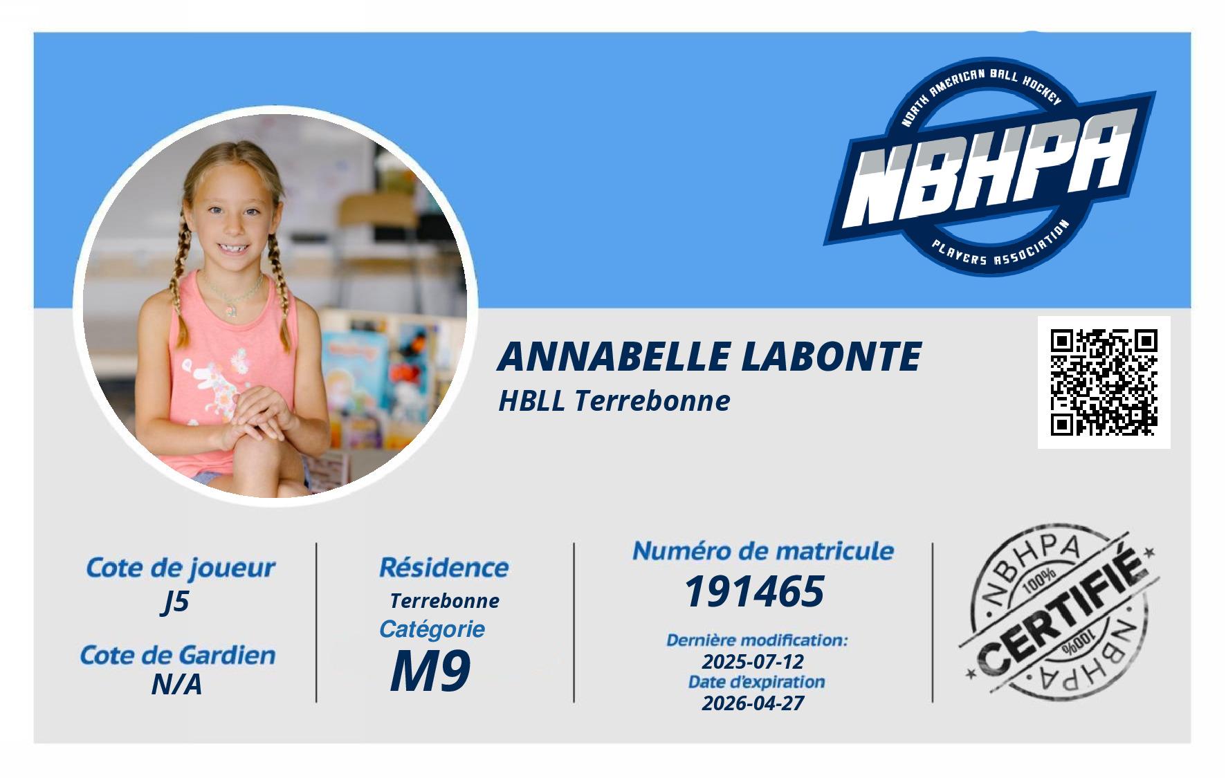 Annabelle Labonte