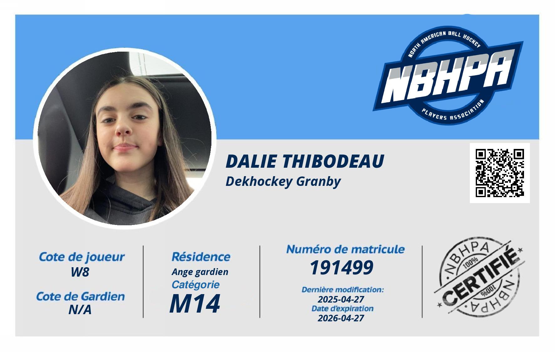Dalie Thibodeau