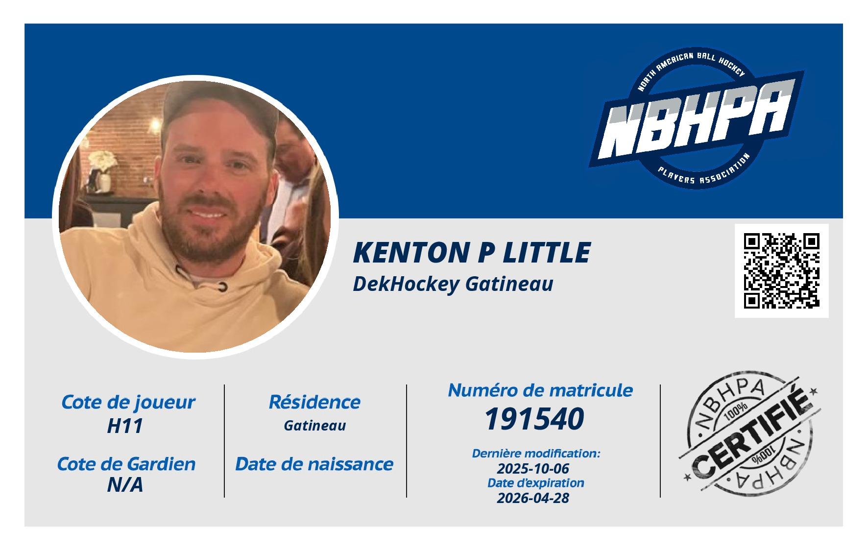 Kenton P Little