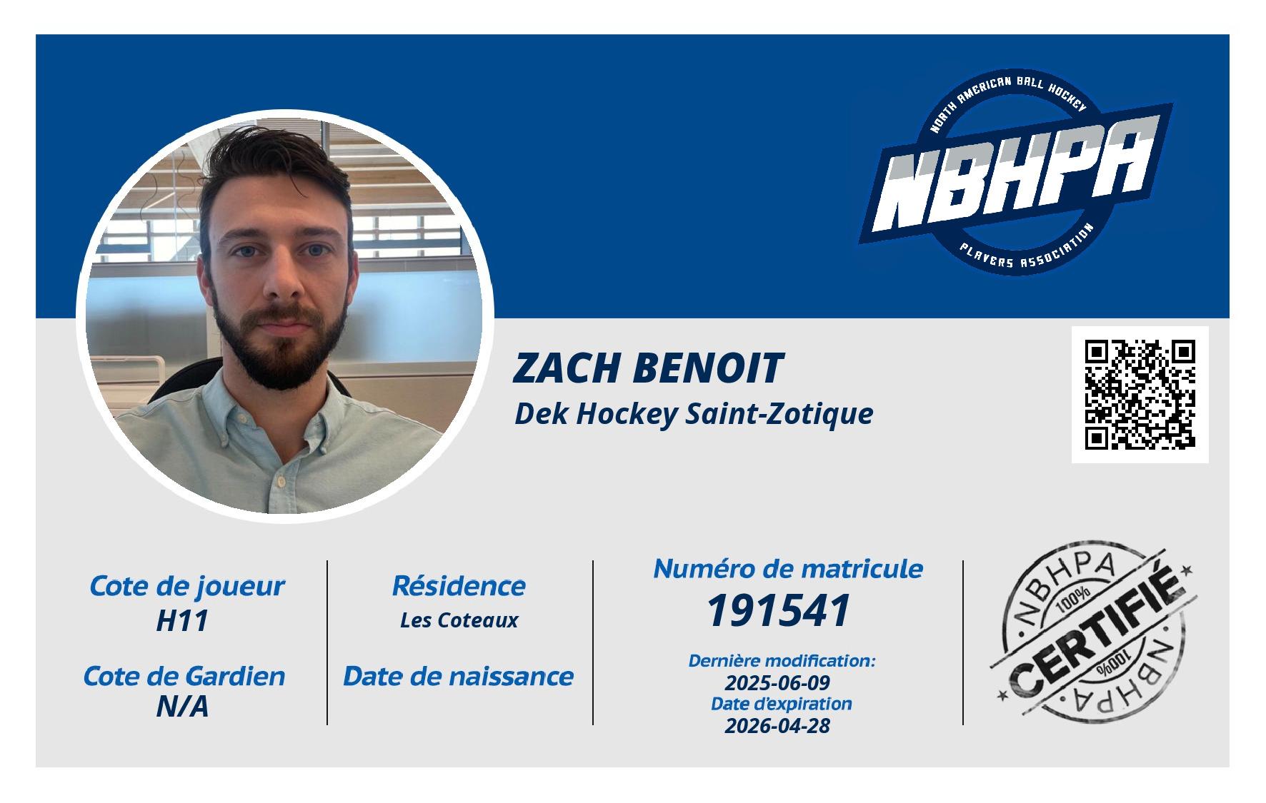 Zach Benoit