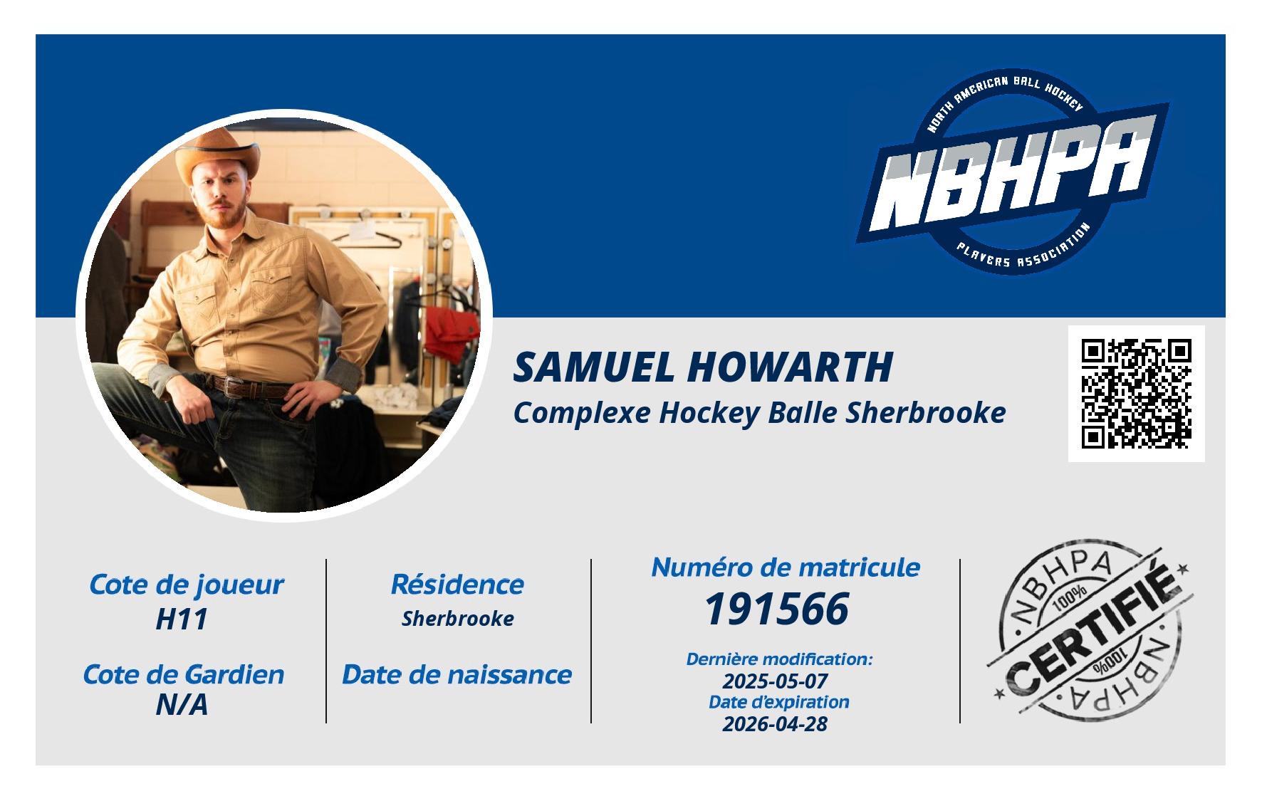 Samuel Howarth