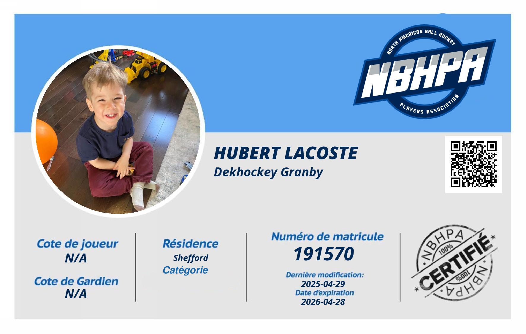 Hubert Lacoste