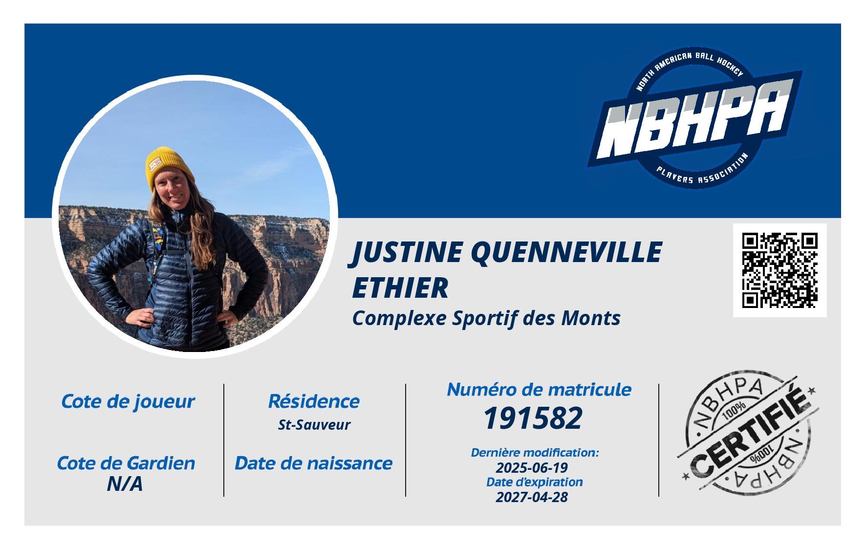 Justine Quenneville Ethier