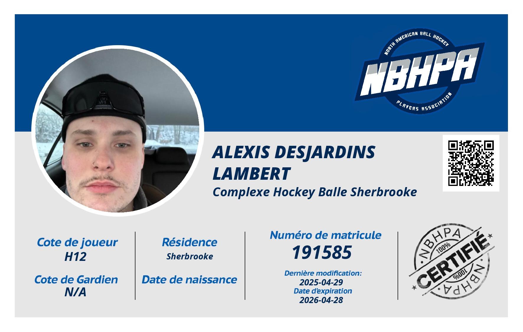Alexis Desjardins Lambert
