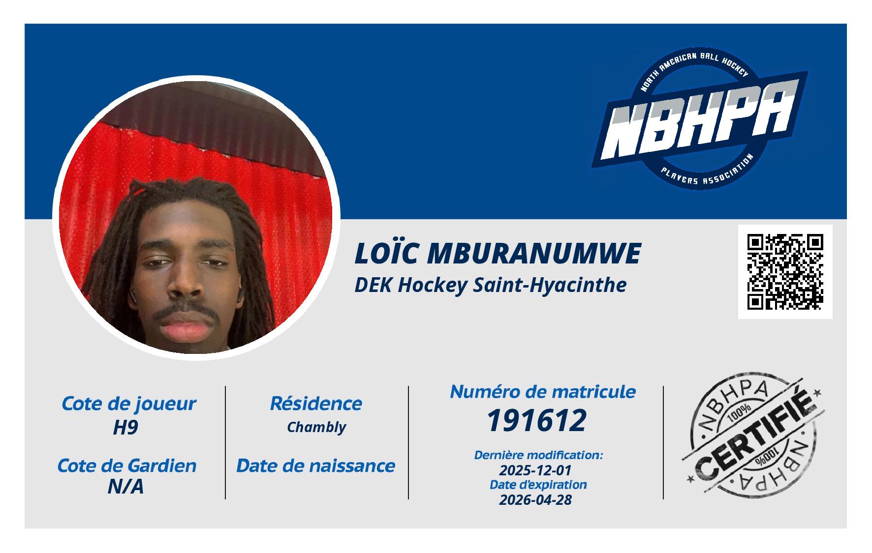 Loïc Mburanumwe