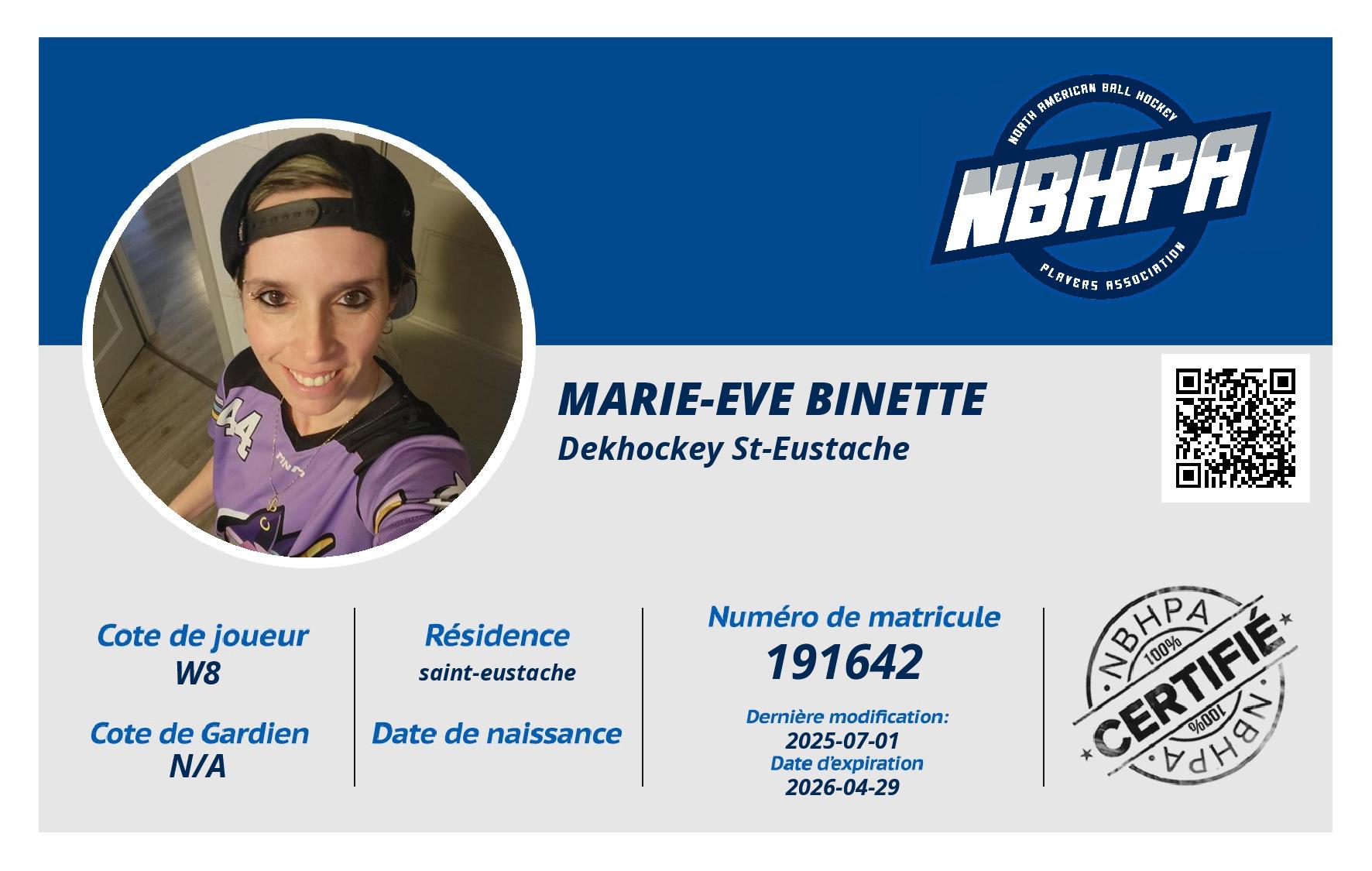 Marie-Eve Binette