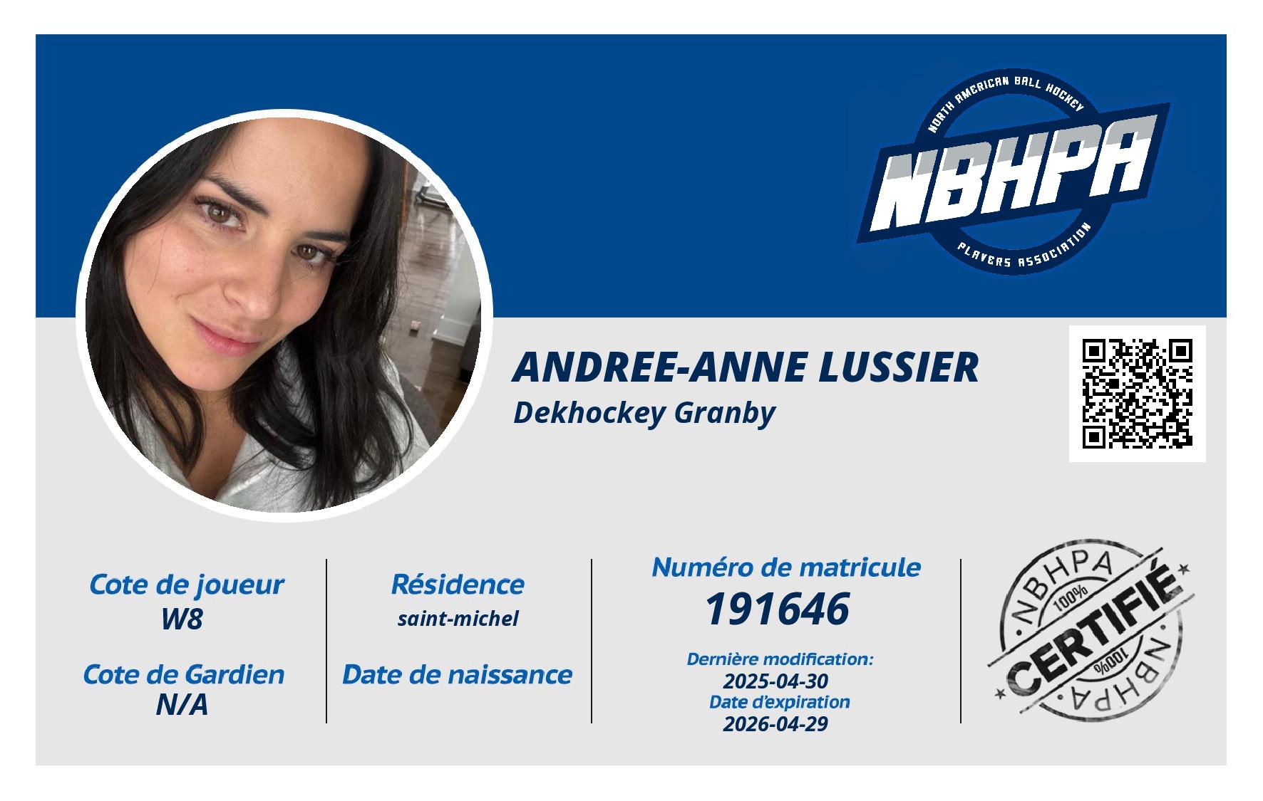 Andree-Anne Lussier