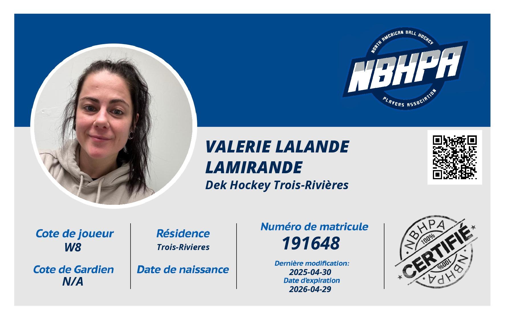 Valerie Lalande Lamirande