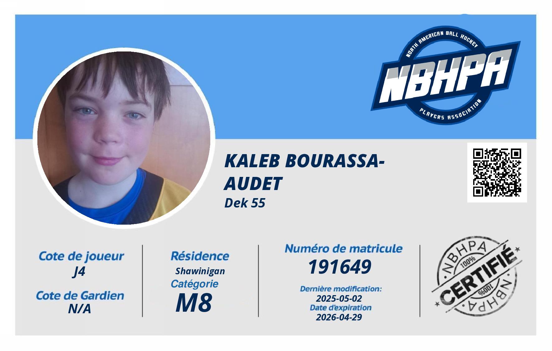 Kaleb Bourassa-Audet