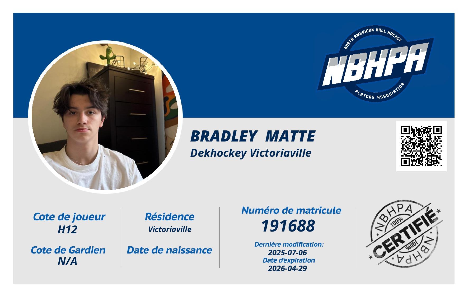 Bradley  Matte 