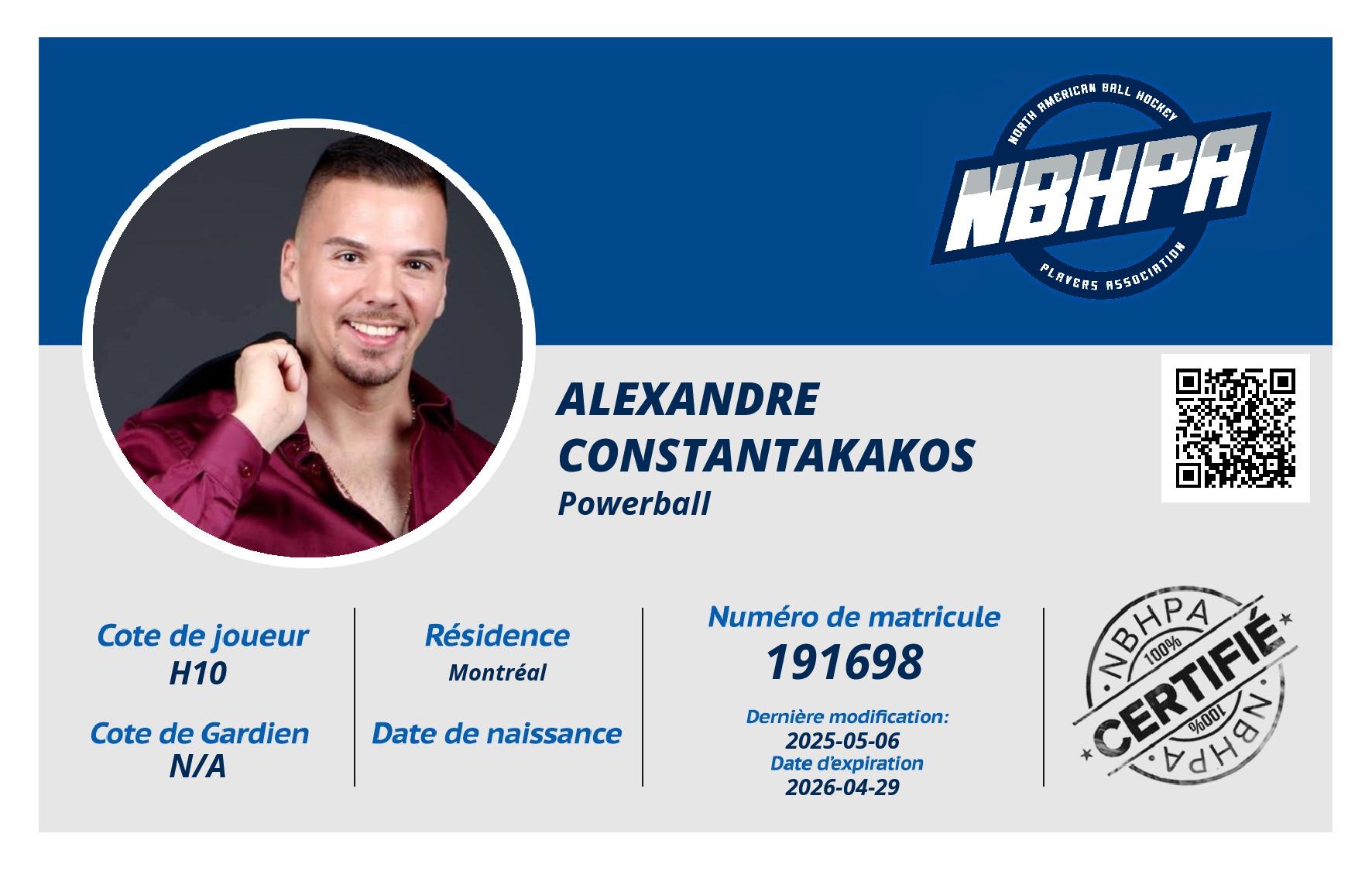 Alexandre Constantakakos