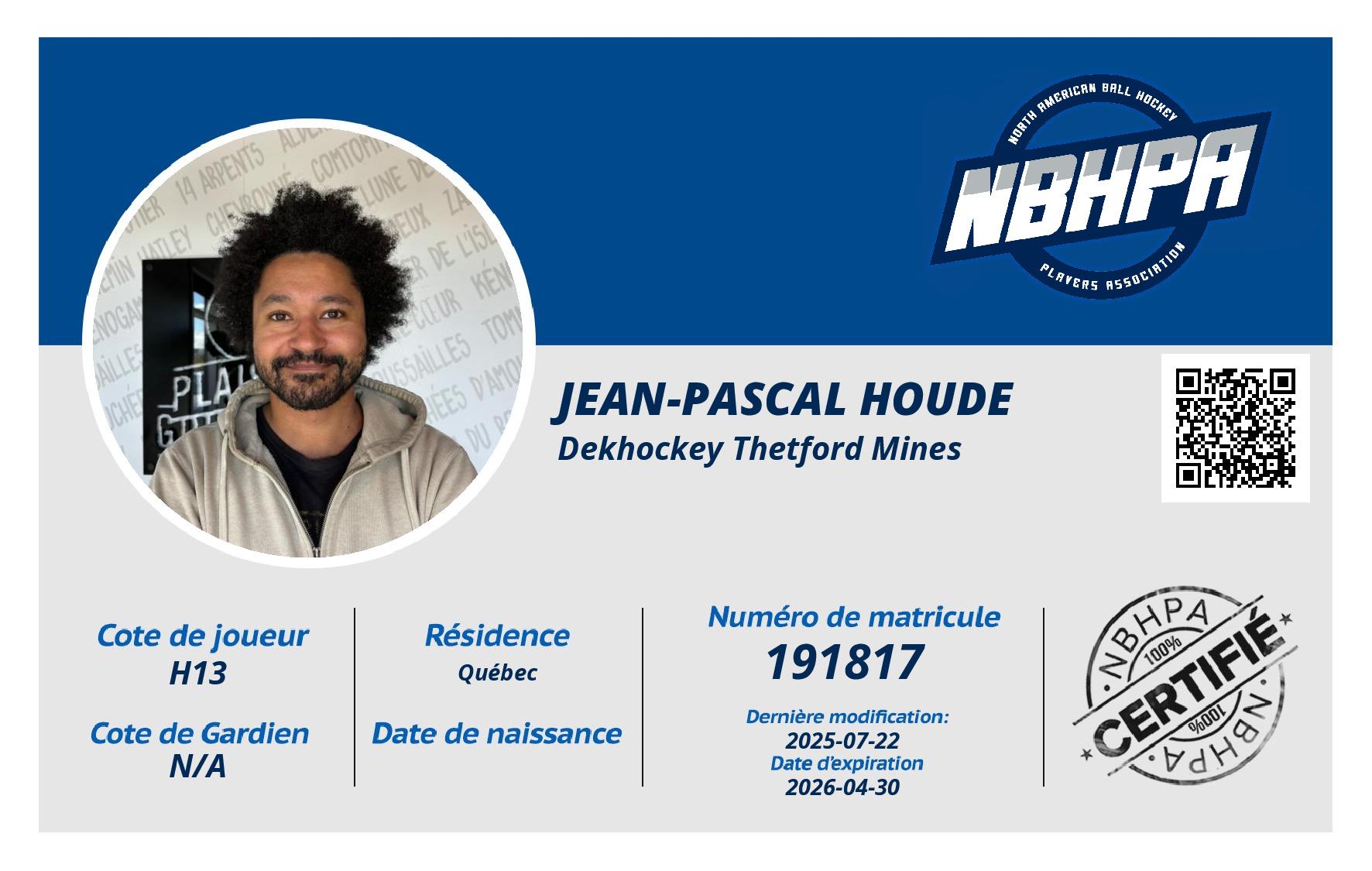 Jean-Pascal Houde
