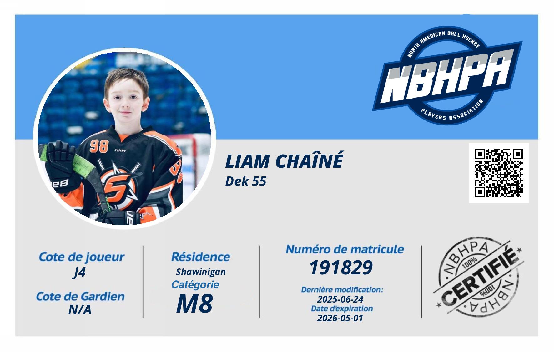 Liam Chaîné