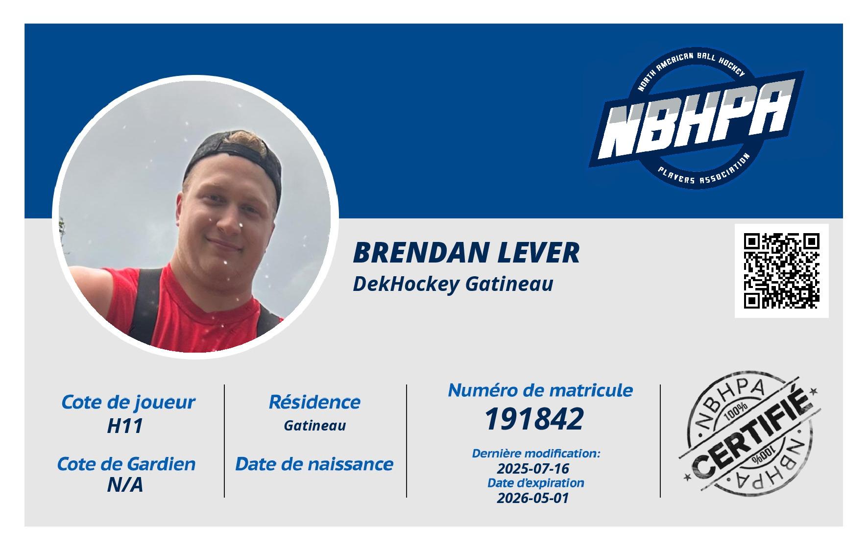 Brendan Lever