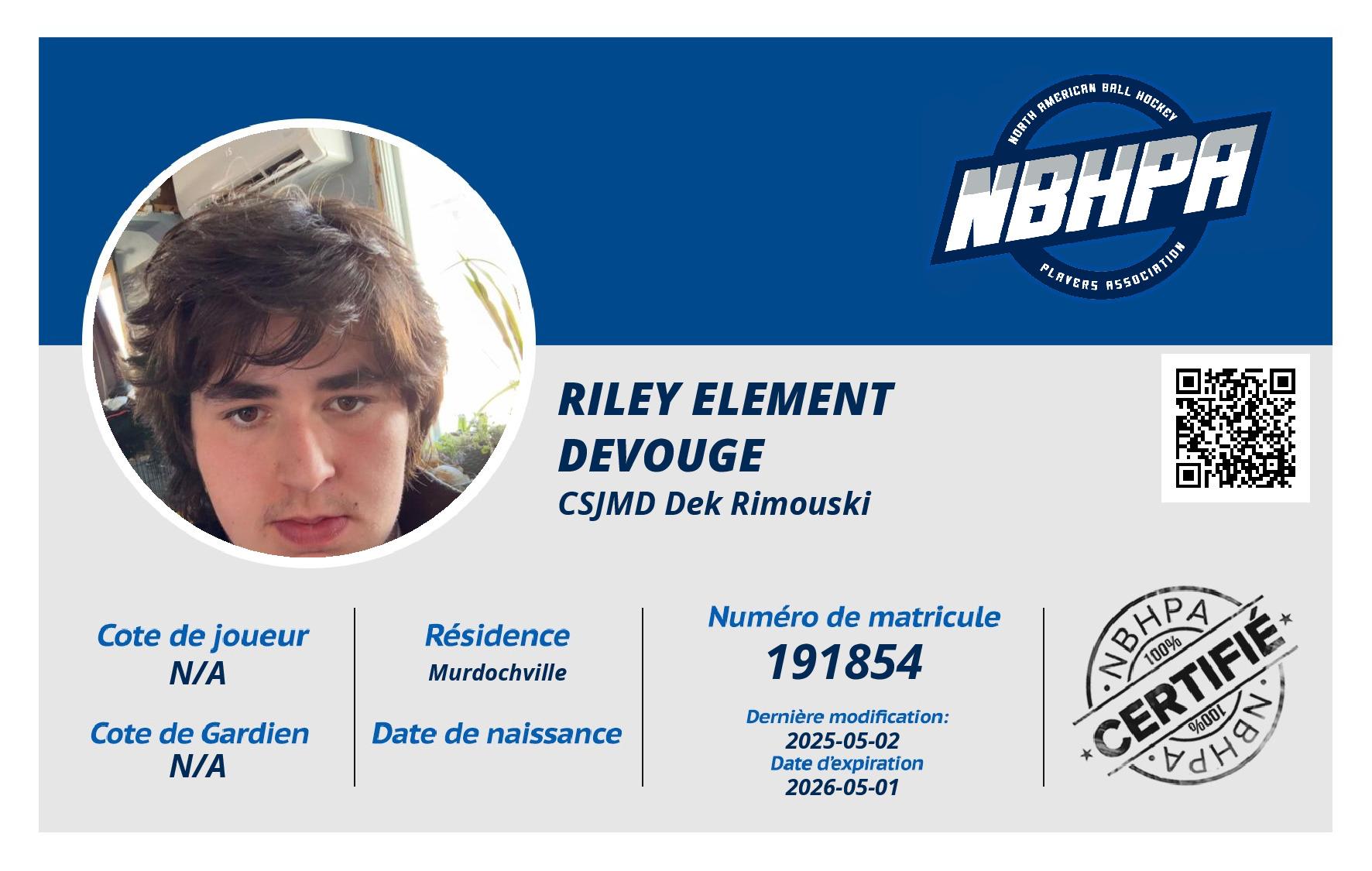 Riley Element Devouge