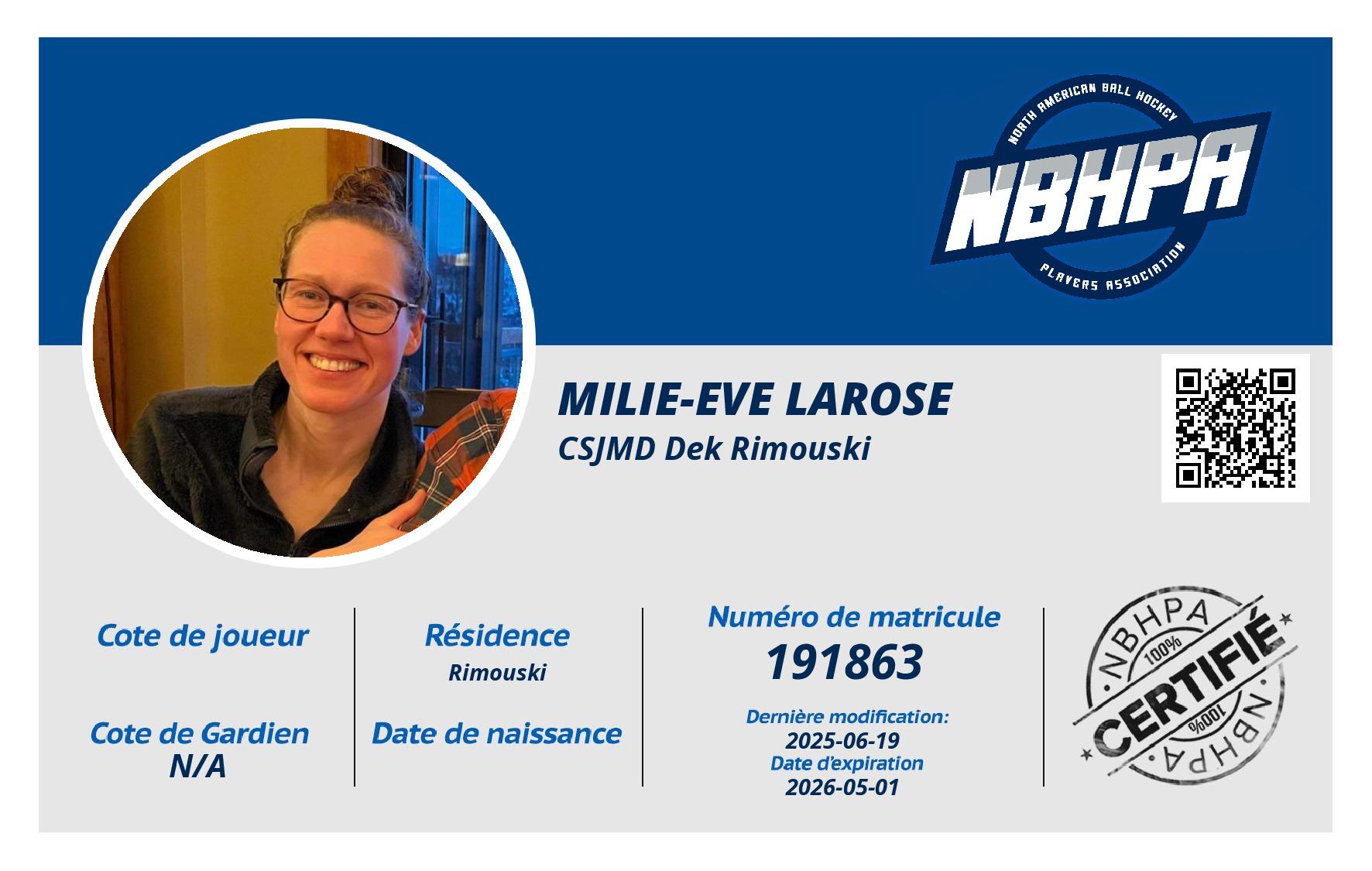 Milie-Eve Larose