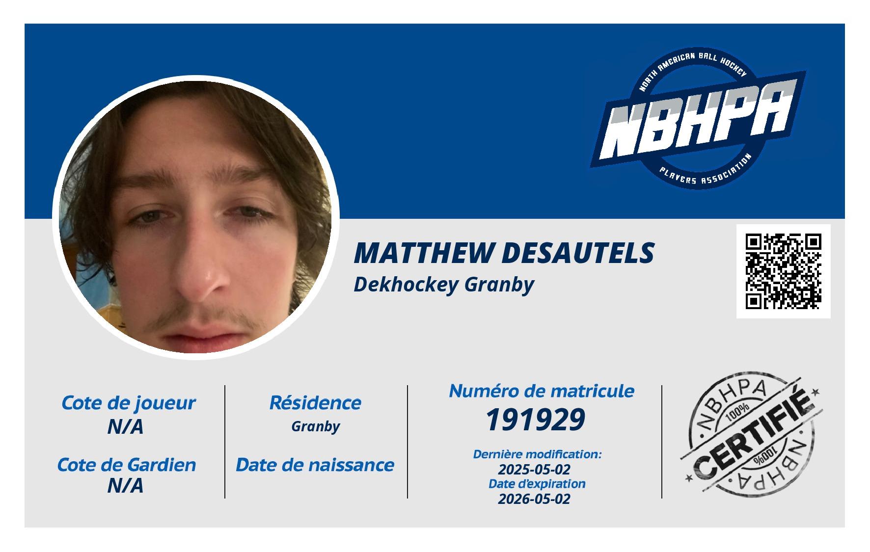 Matthew Desautels