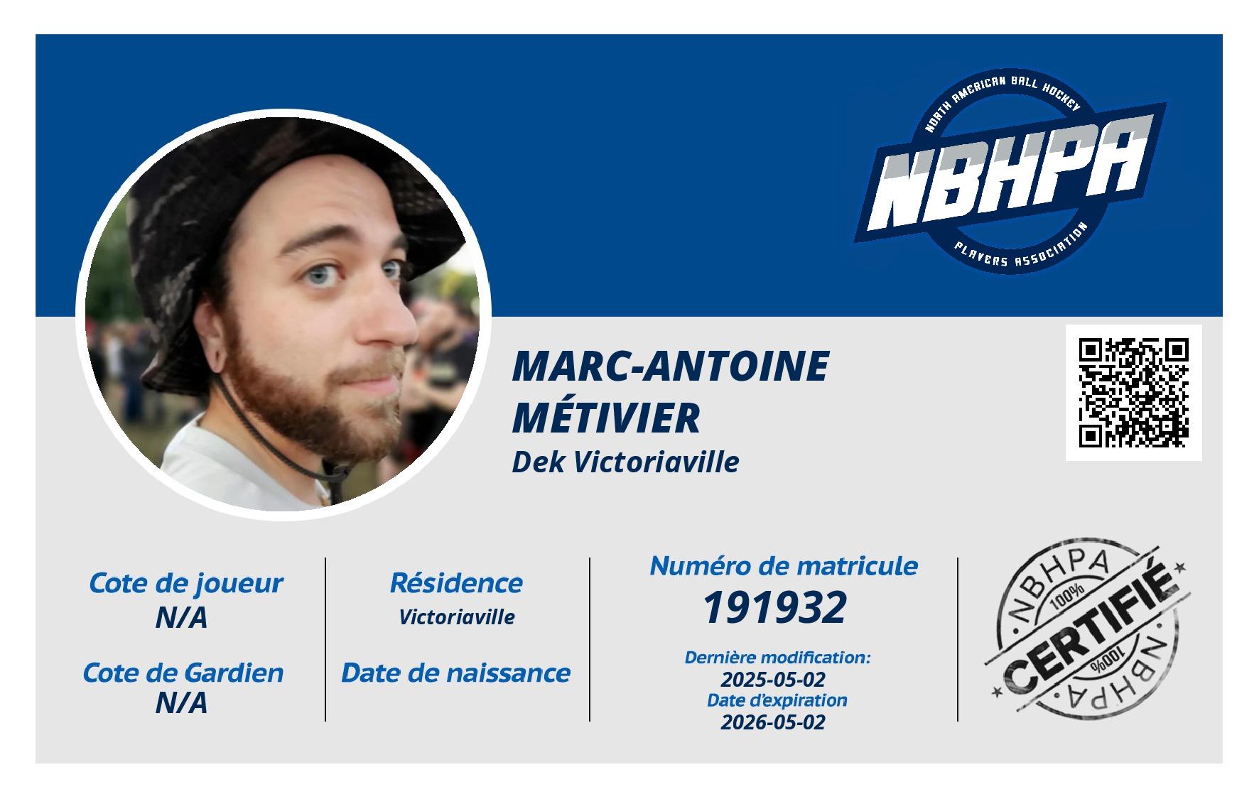 Marc-Antoine  Métivier 