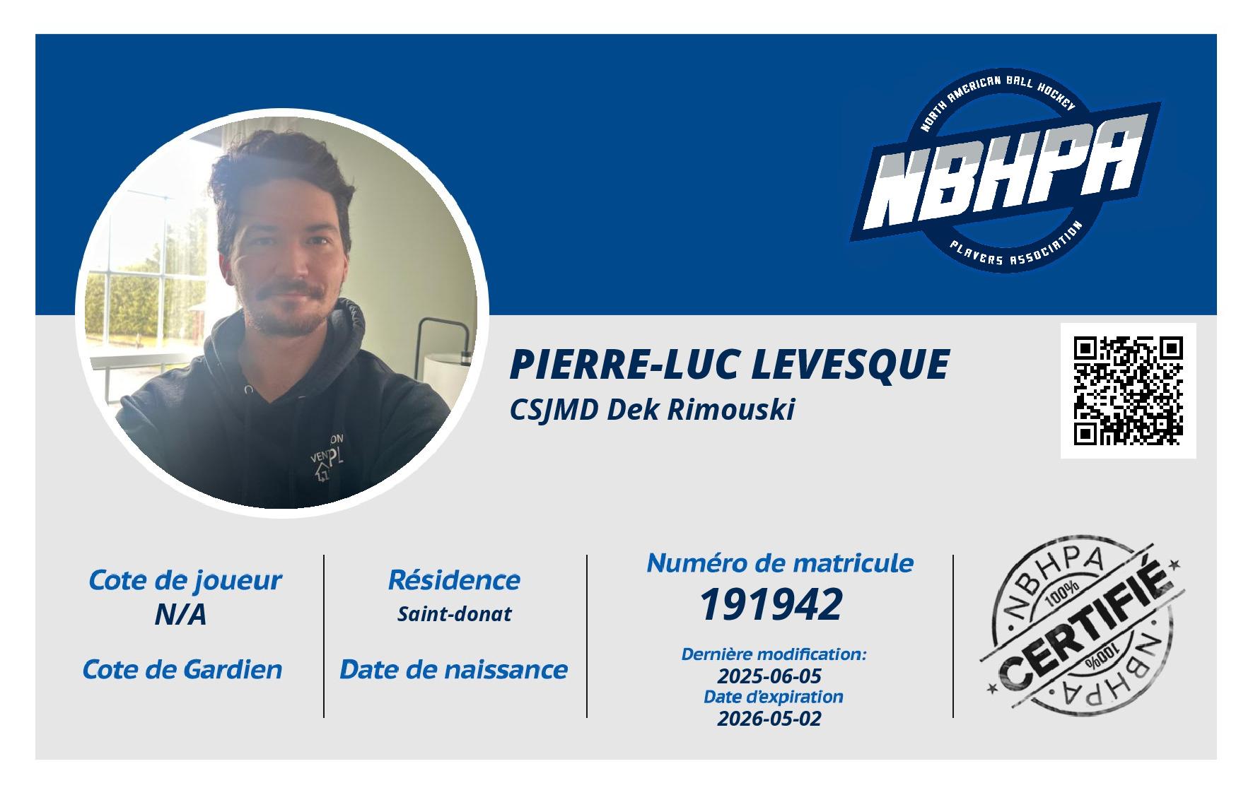 Pierre-Luc Levesque