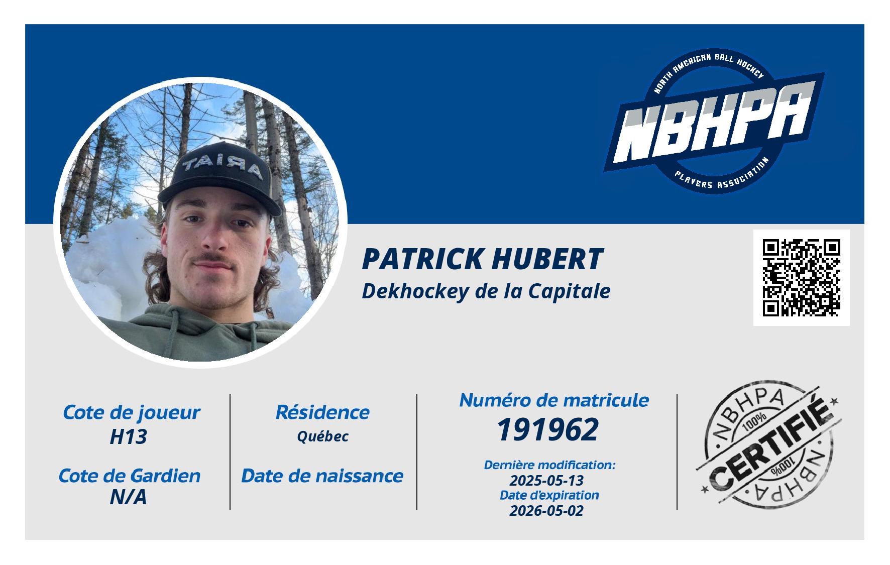 Patrick Hubert