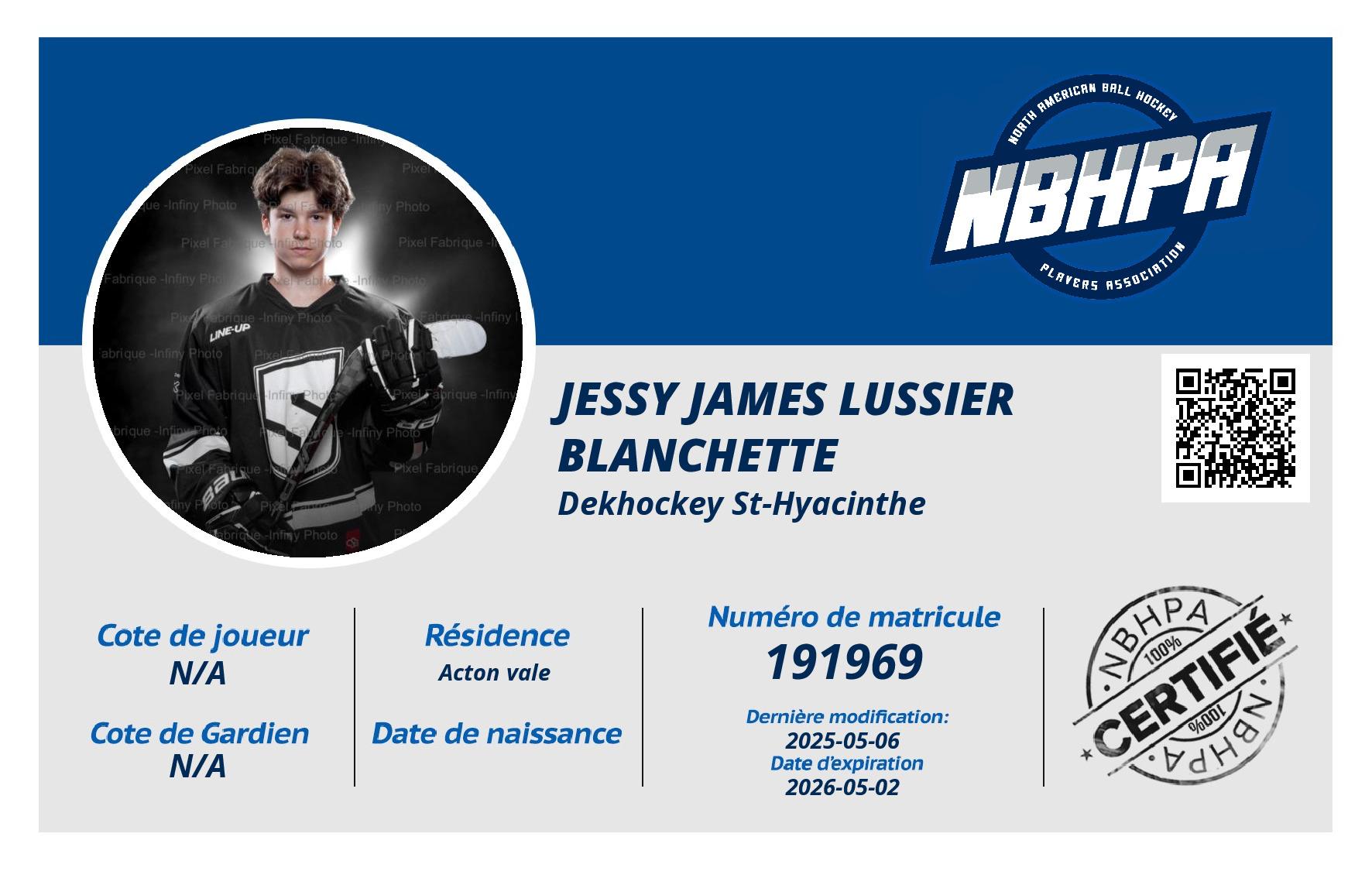 Jessy James Lussier Blanchette 