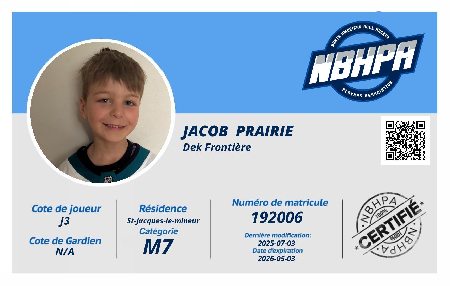Jacob  Prairie