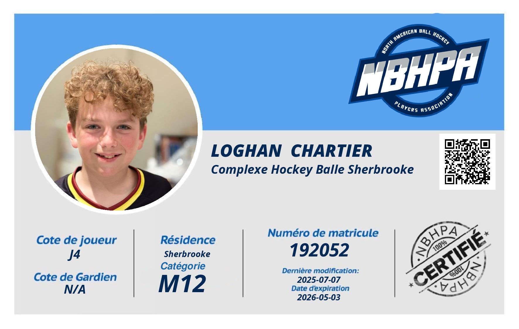 Loghan  Chartier 