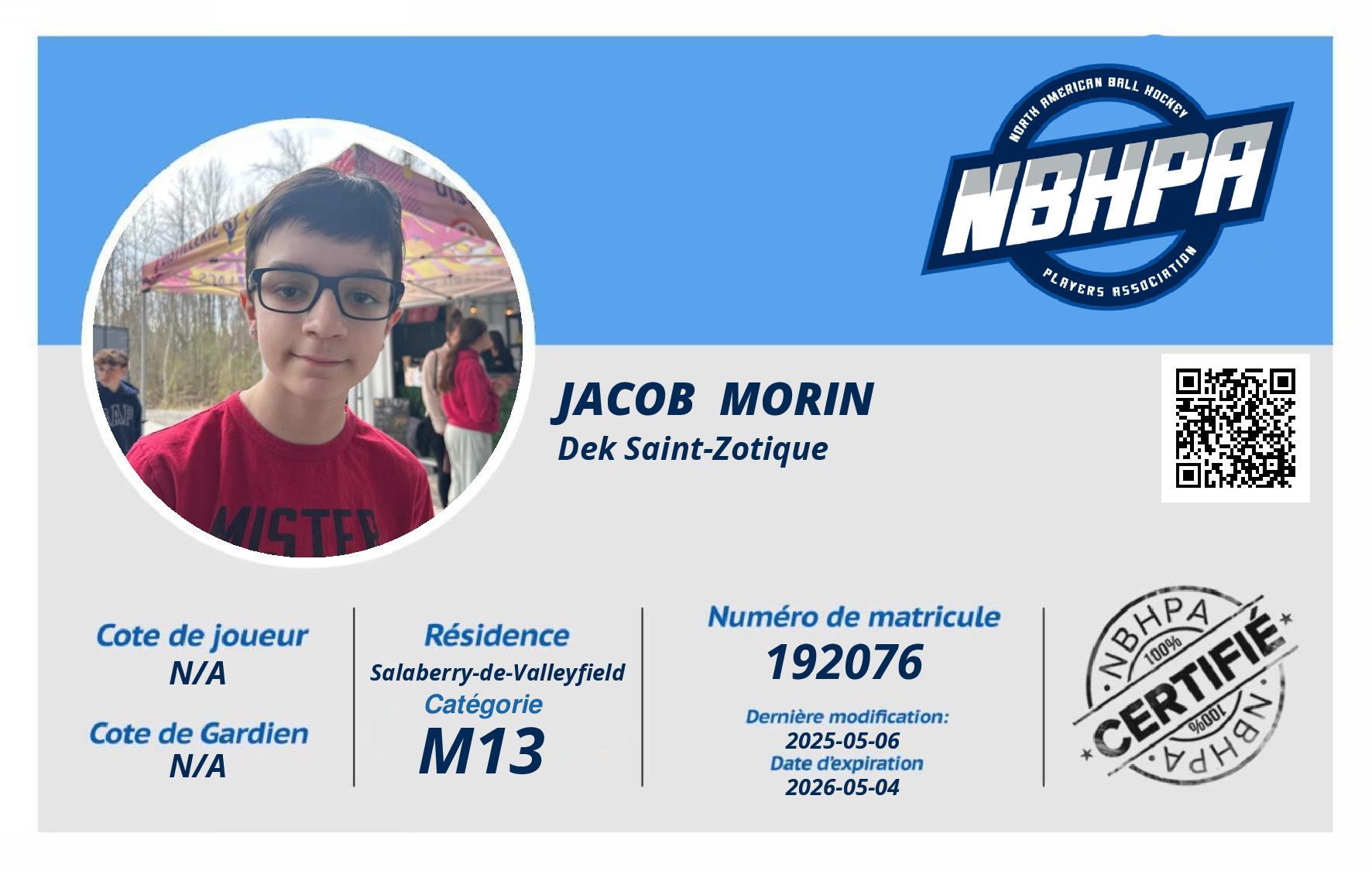 Jacob  Morin