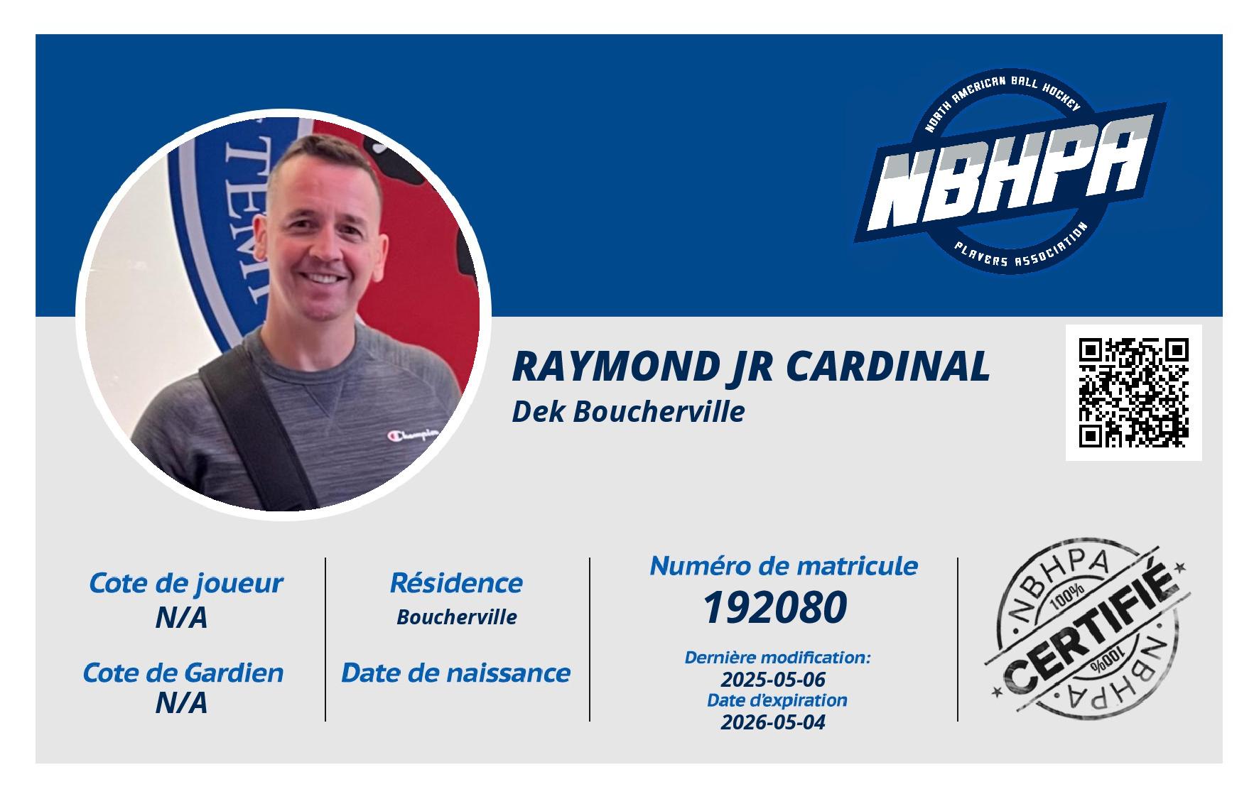 Raymond JR Cardinal