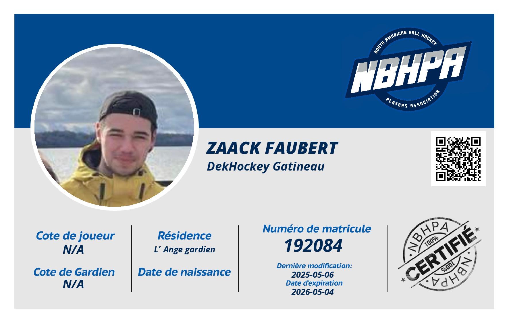 Zaack Faubert
