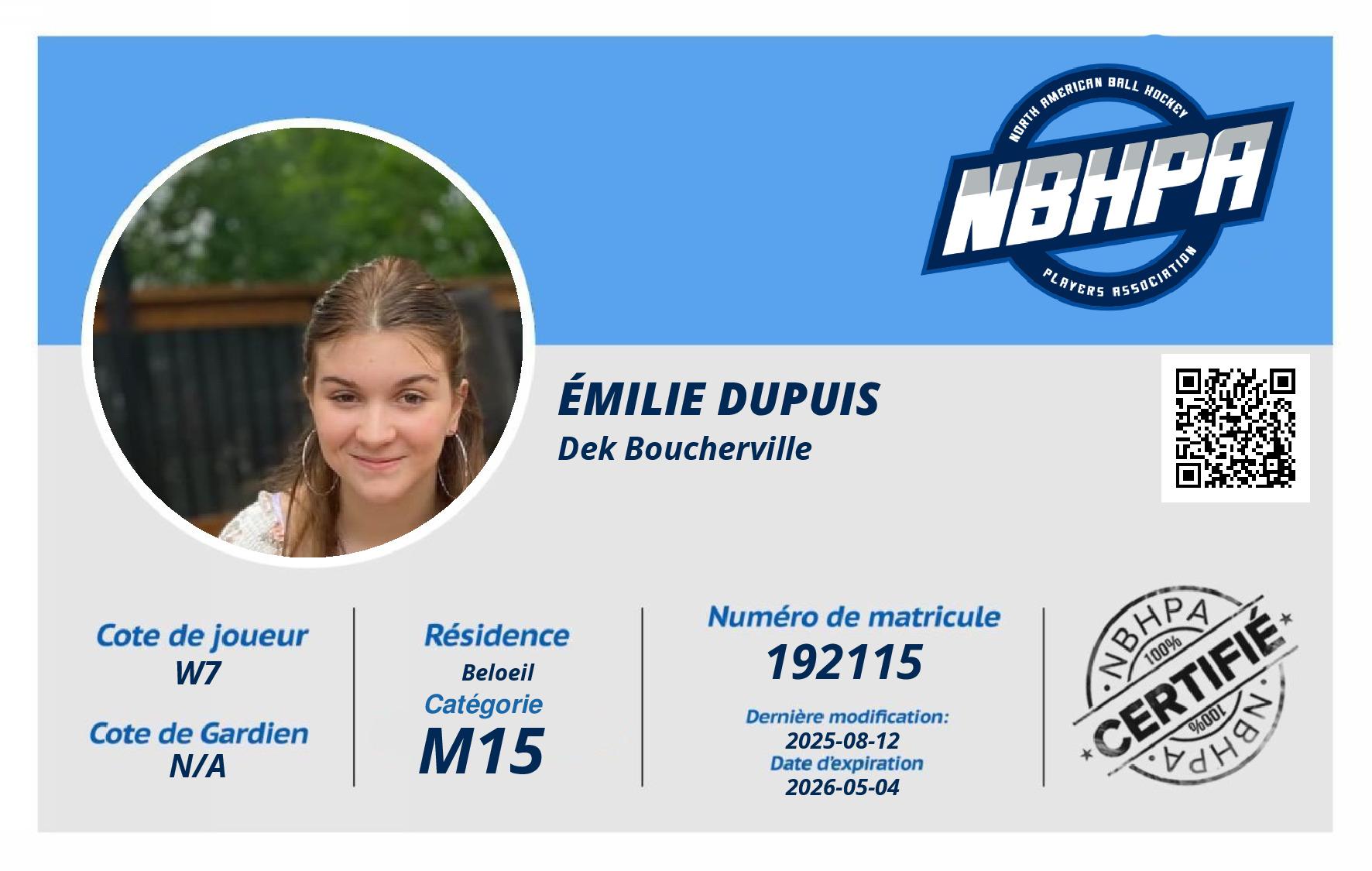 Émilie Dupuis
