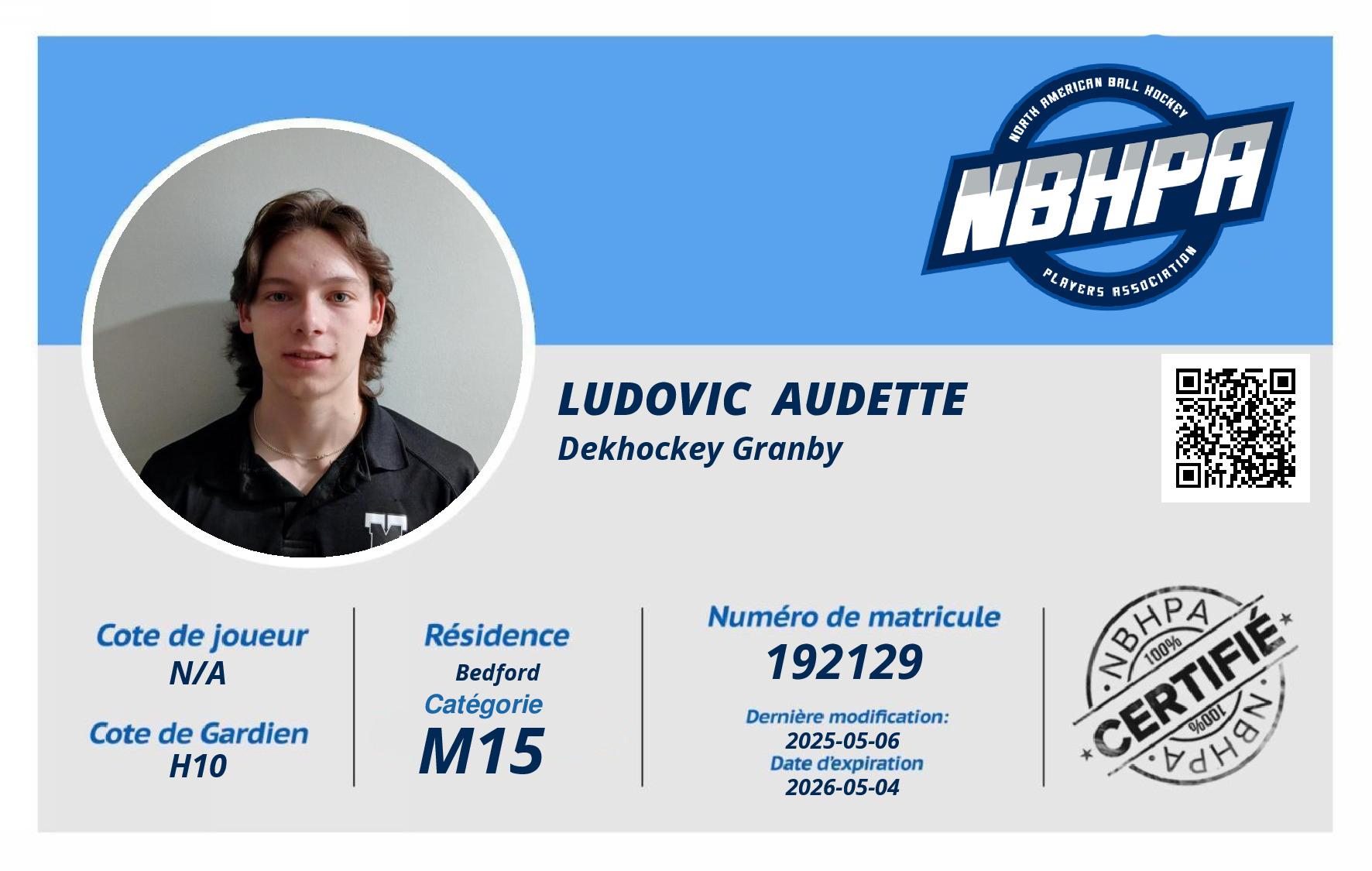 Ludovic  Audette