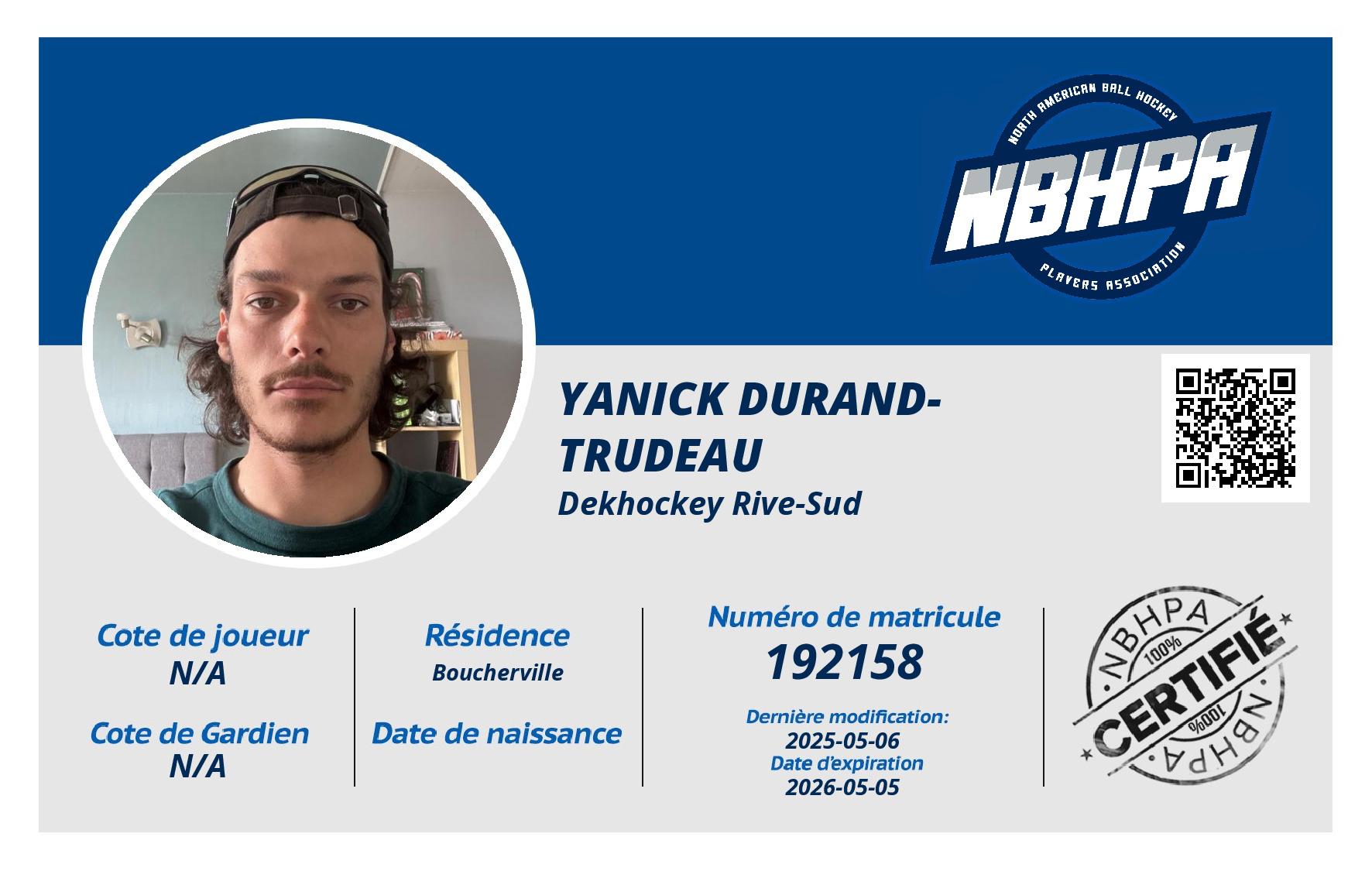 Yanick Durand-trudeau