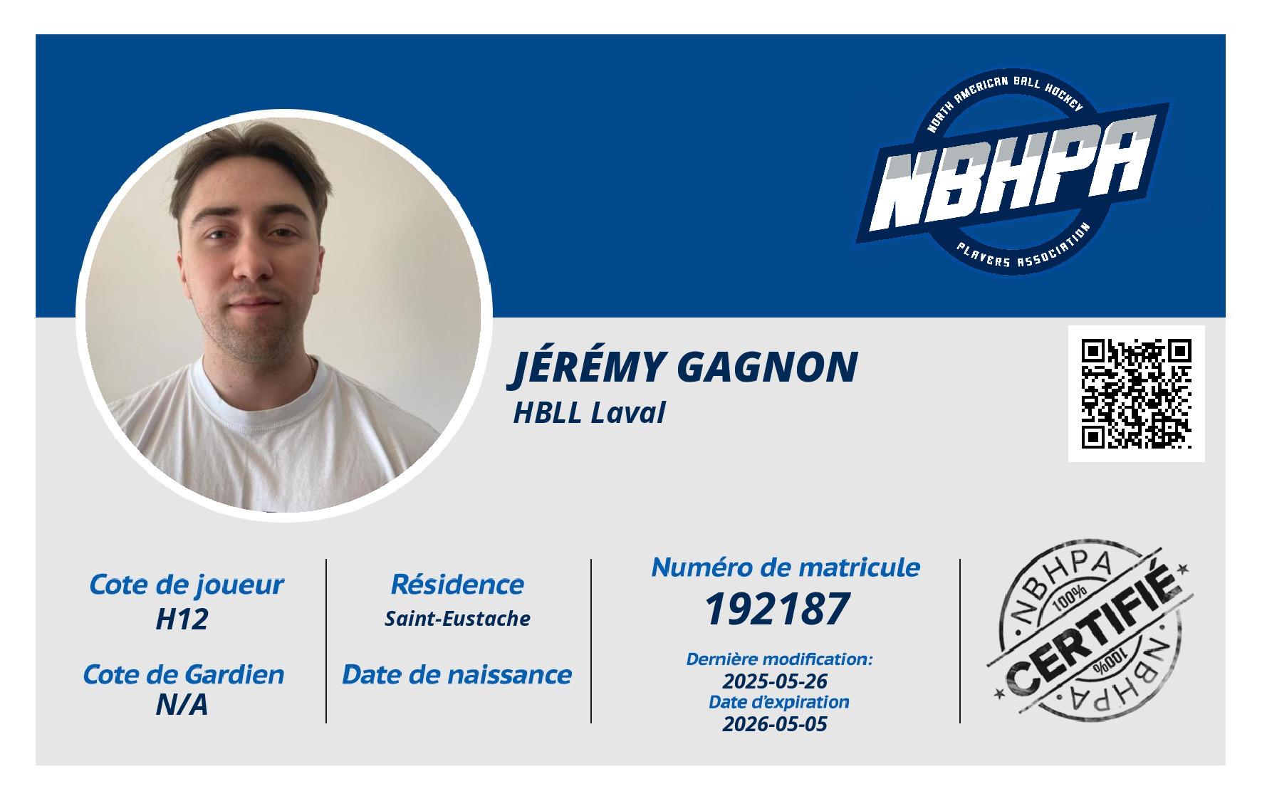 Jérémy Gagnon
