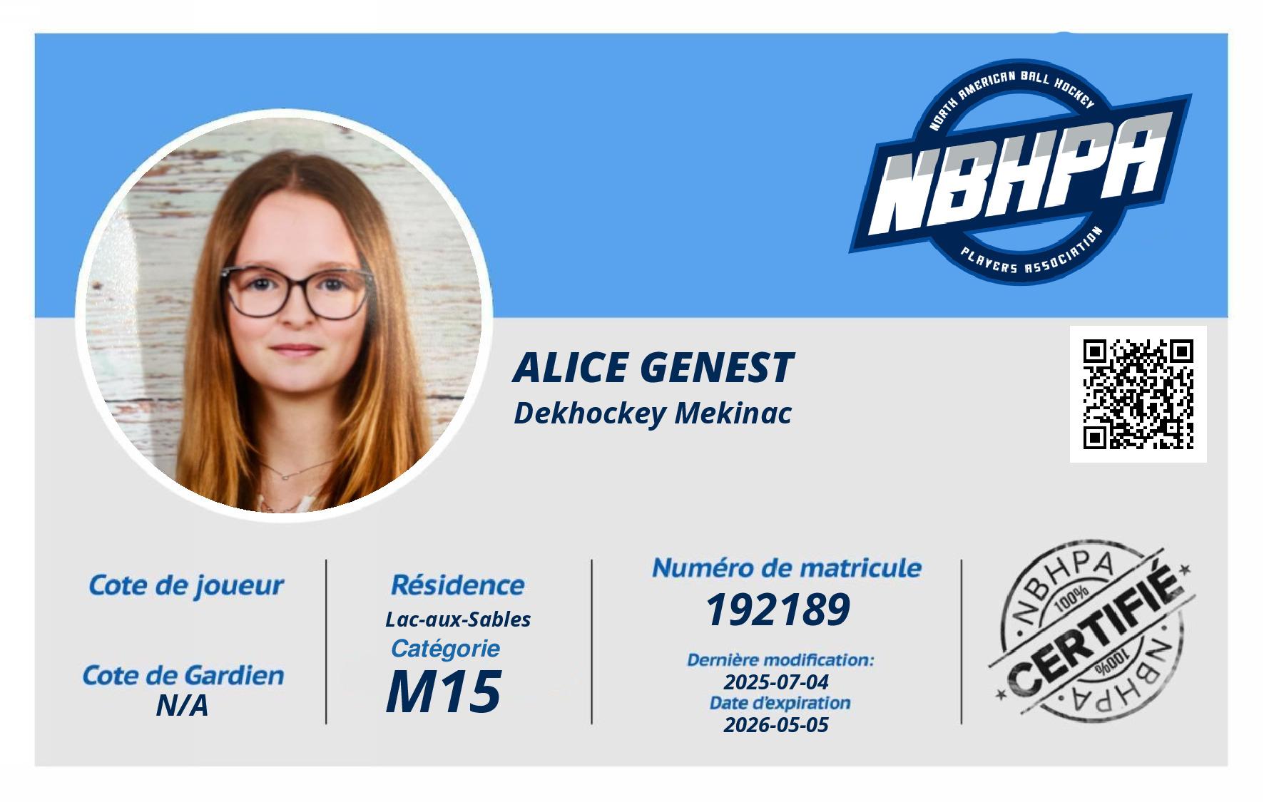 Alice Genest
