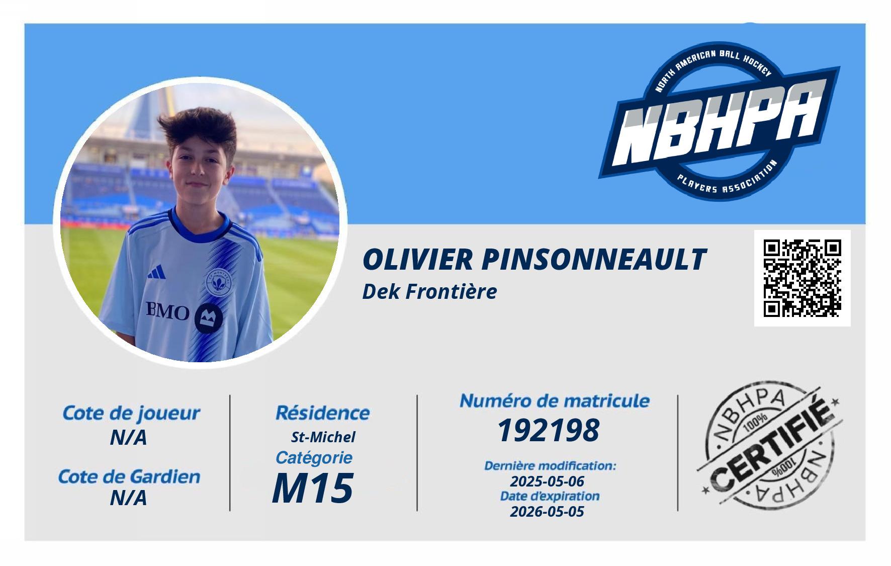 Olivier Pinsonneault