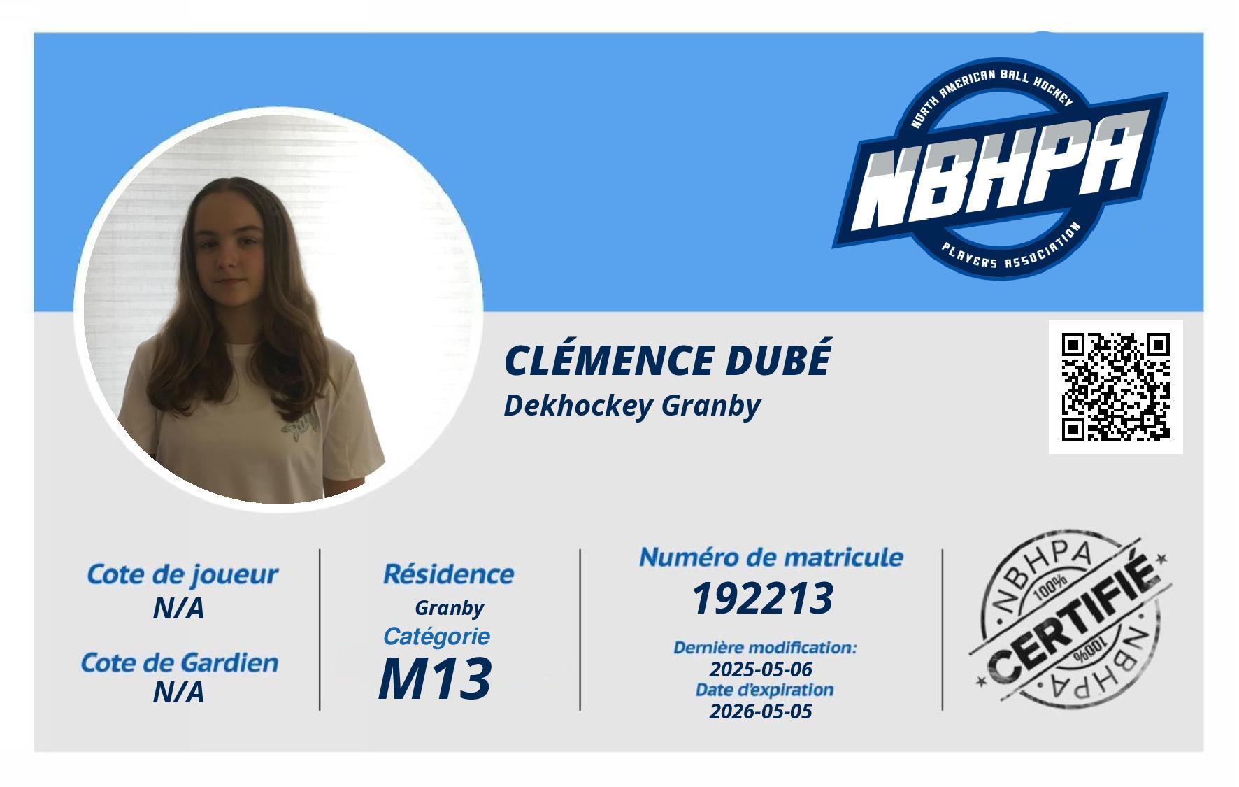 Clémence Dubé