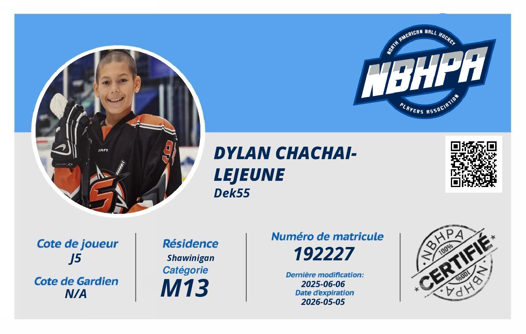 Dylan Chachai-Lejeune