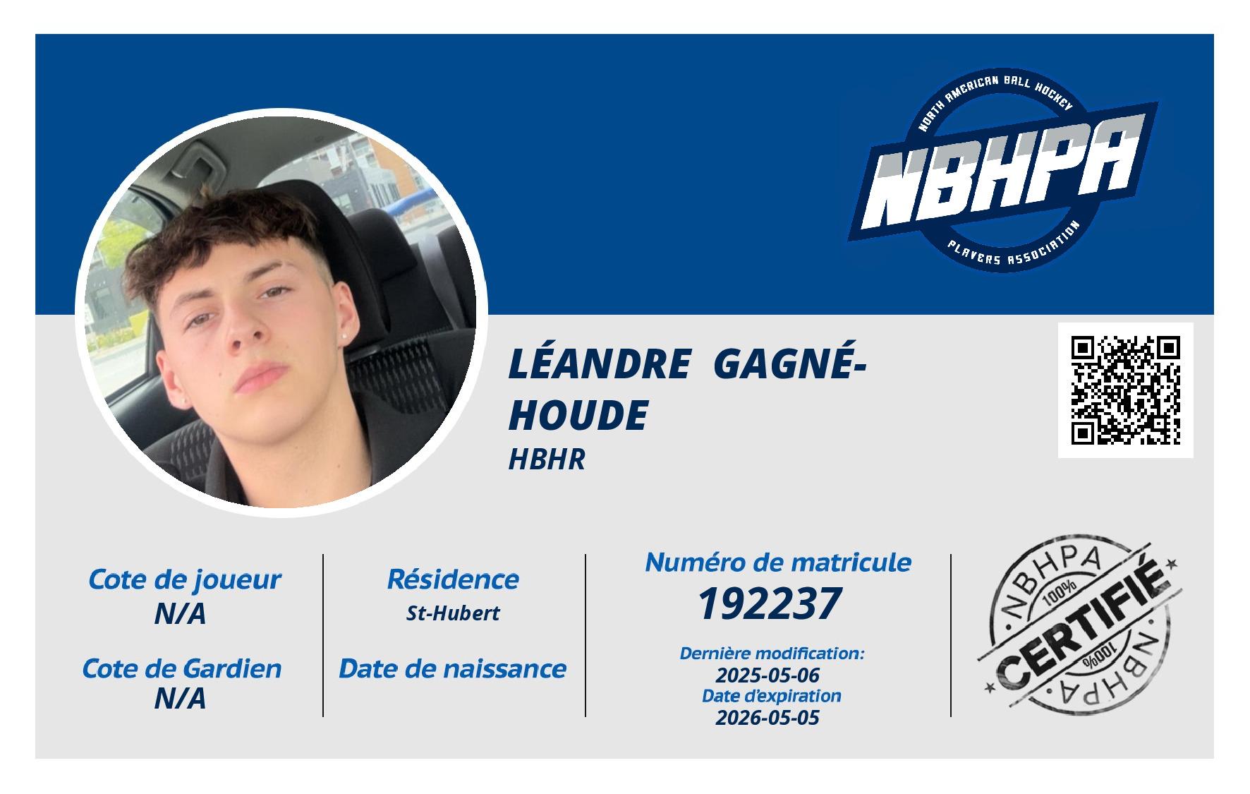 Léandre  Gagné-Houde