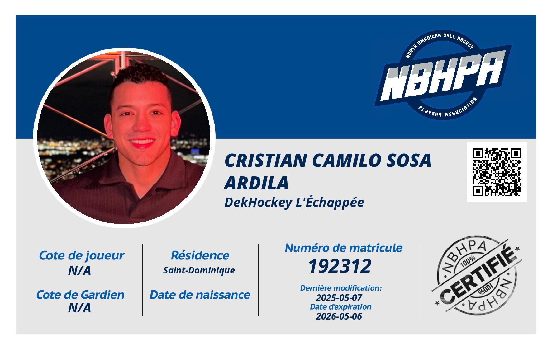 Cristian Camilo Sosa Ardila