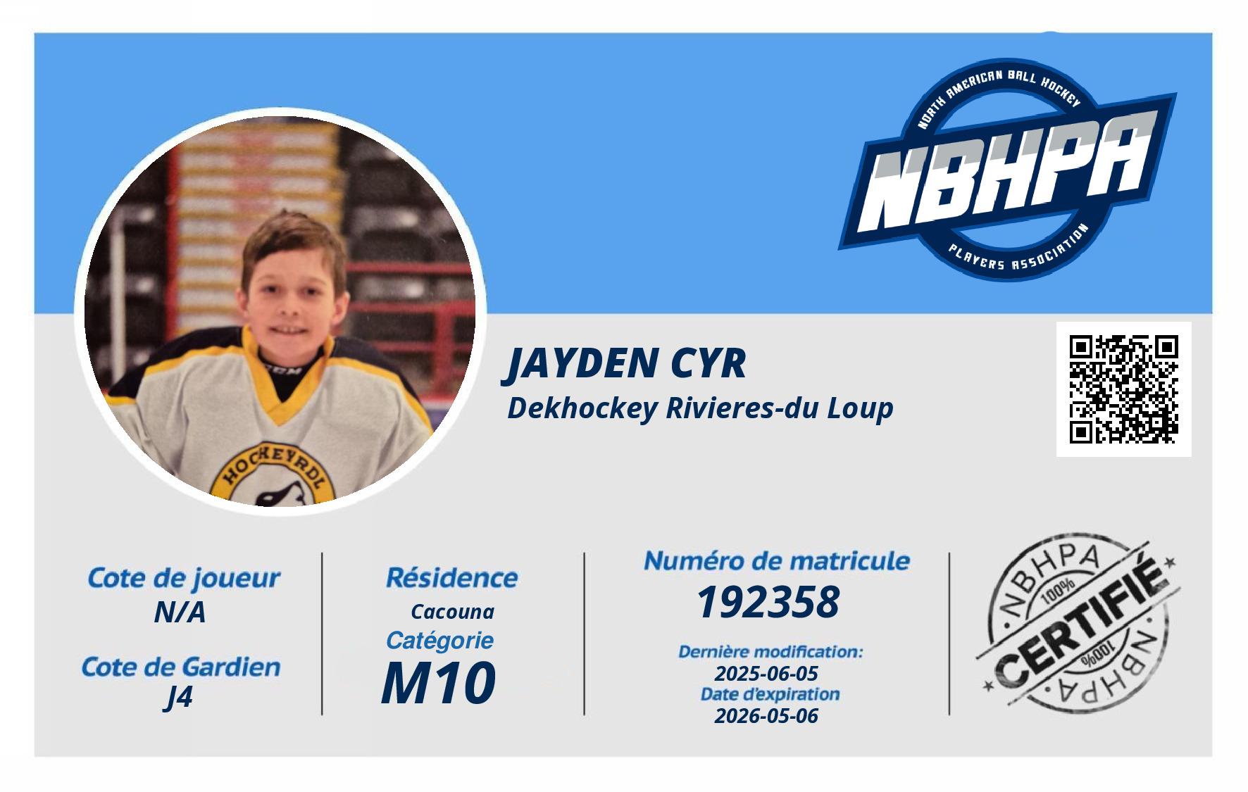 Jayden Cyr