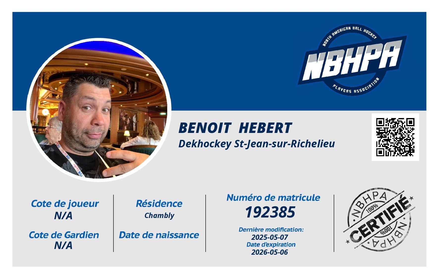 Benoit  Hebert