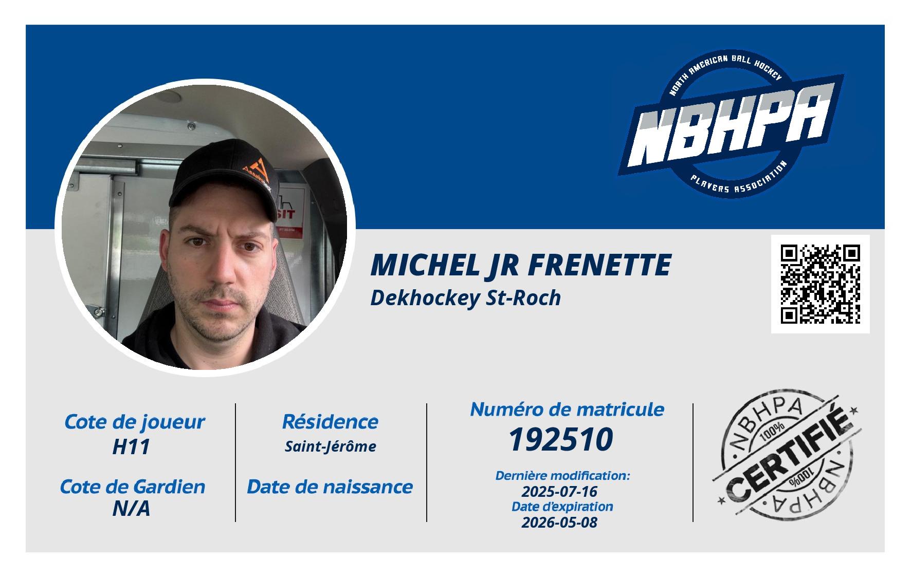 Michel jr Frenette