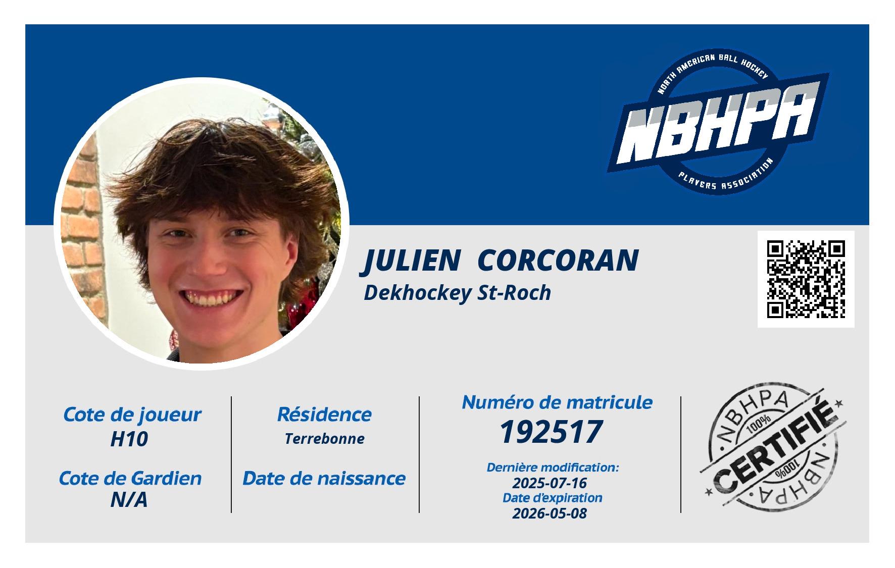 Julien  Corcoran 