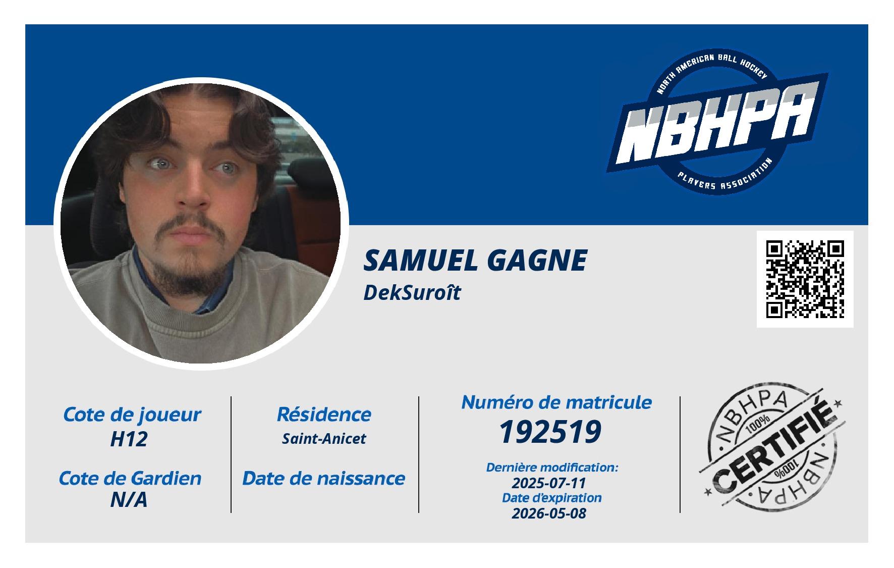 Samuel Gagne