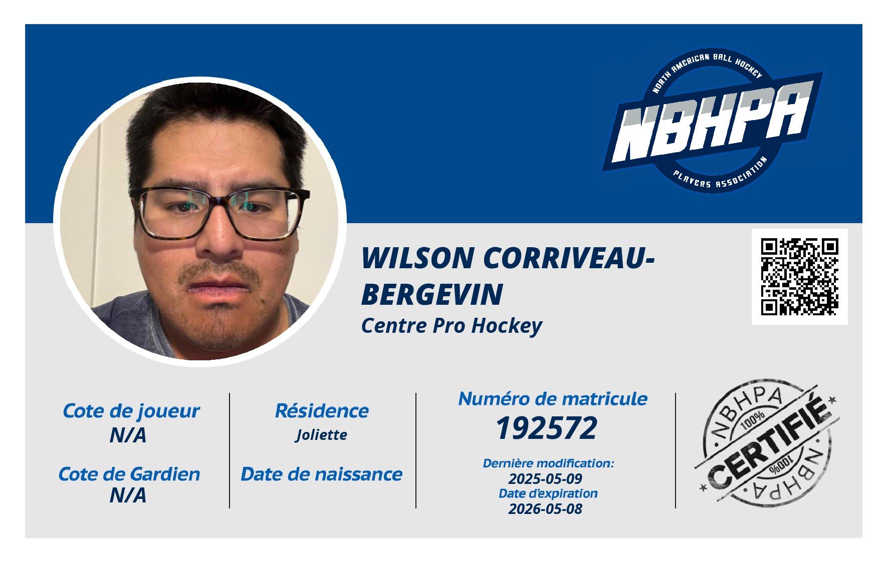 Wilson Corriveau-Bergevin 