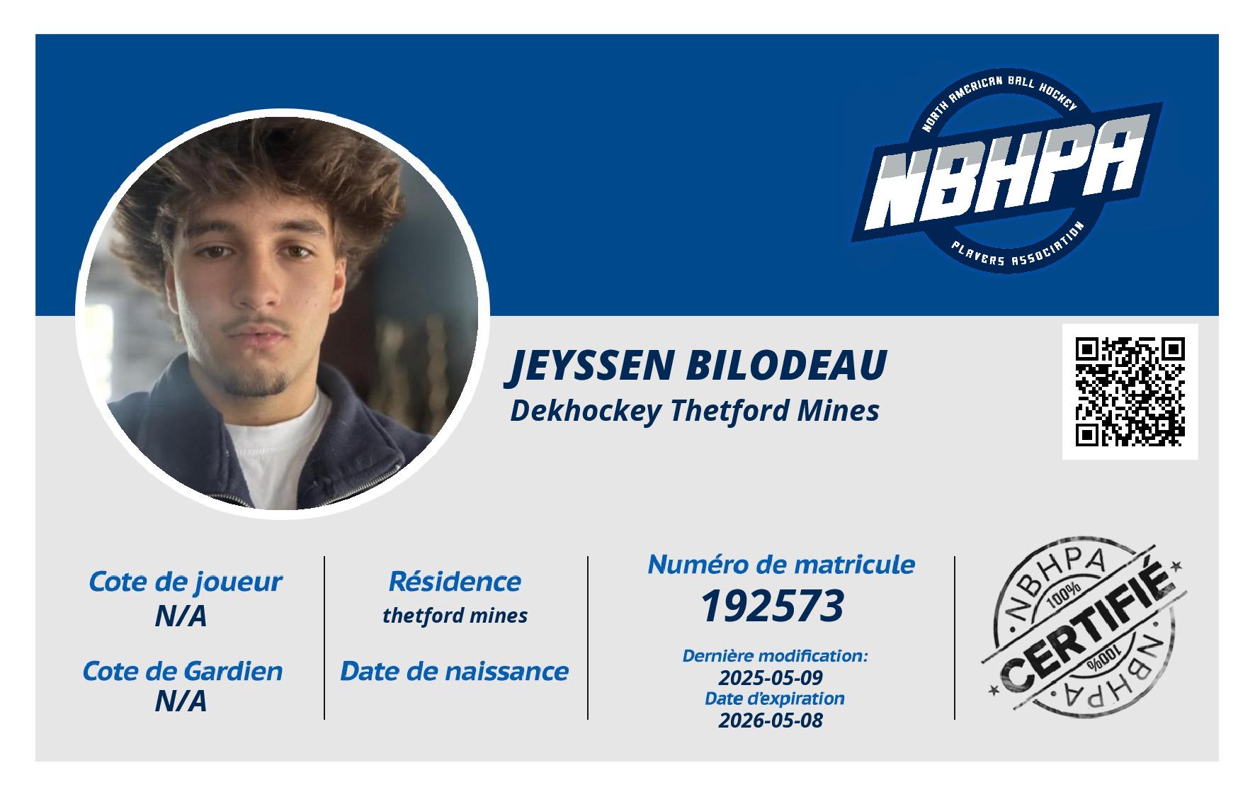 jeyssen bilodeau