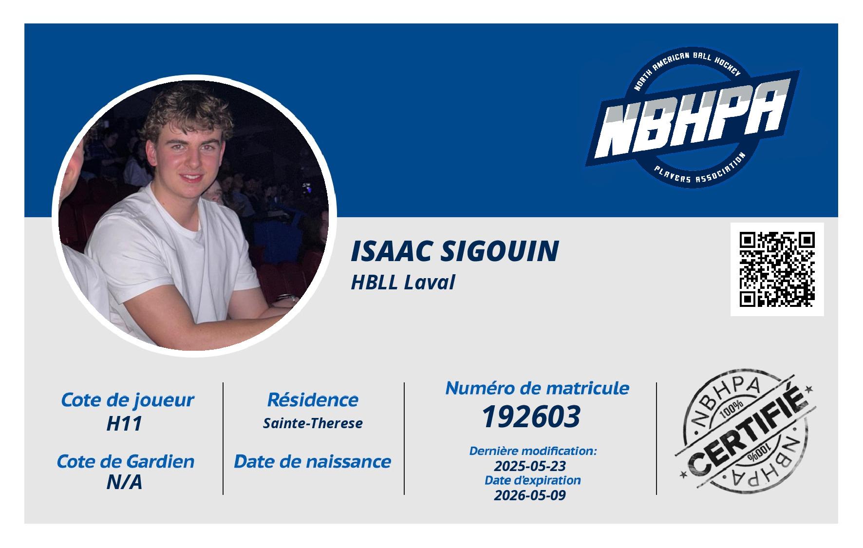 Isaac Sigouin